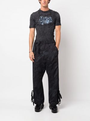 Pantalon de joggings à imprimé à imprimé camouflage Maharishi noir
