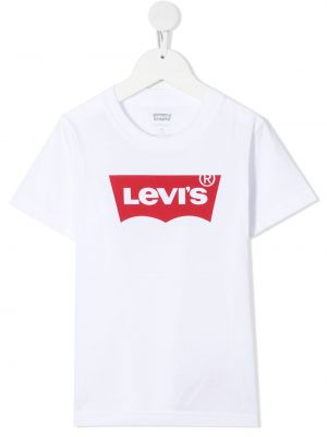 T-skjorte for jenter Levi's Kids hvit