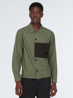Camicia di cotone C.p. Company verde
