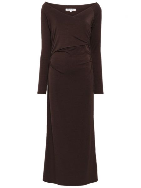 Drapiruotas džersis suknele Reformation ruda