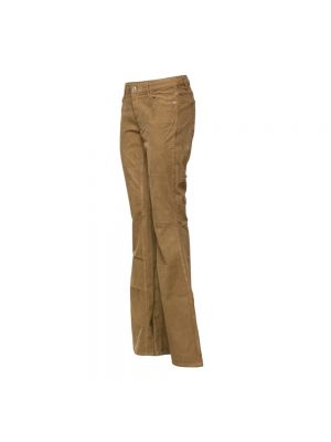 Aksamitne spodnie Roy Rogers brązowe