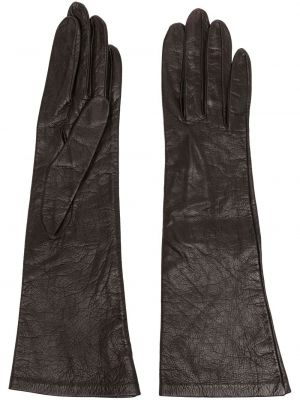Rękawiczki skórzane Yves Saint Laurent Pre-owned