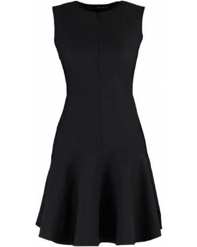 Коктейлна рокля Trendyol черно
