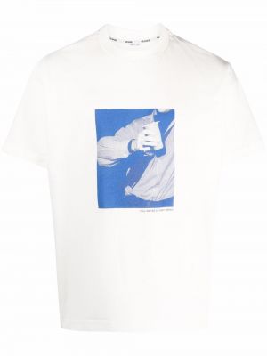 T-shirt aus baumwoll mit print Sunnei