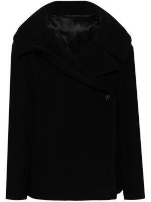 Plstěná bunda Totême čierna