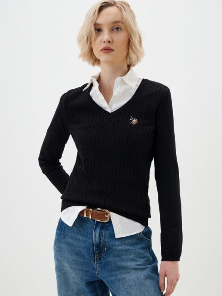 Пуловер U.s. Polo Assn. черный