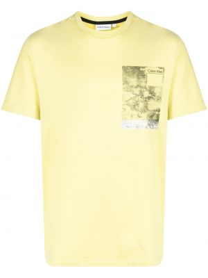 T-shirt Calvin Klein gul