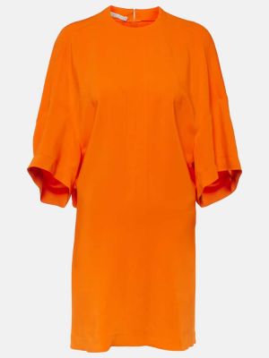 Mini vestido de tela jersey Stella Mccartney naranja