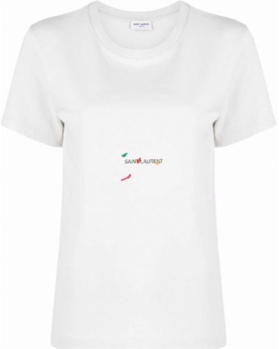 T-krekls Saint Laurent pelēks