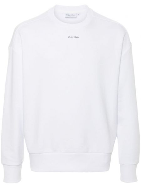 Raštuotas džemperis Calvin Klein balta