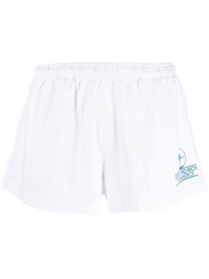 Trykt shorts Sporty & Rich hvit