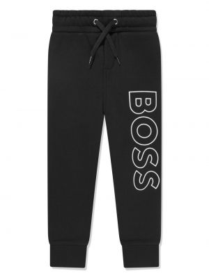 Leggings con stampa Boss Kidswear nero