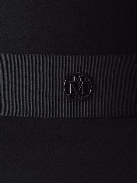 Ūdensizturīgs filca cepure Maison Michel melns