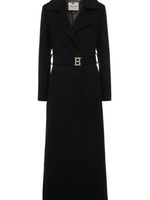 Шерстяное пальто Blugirl черное