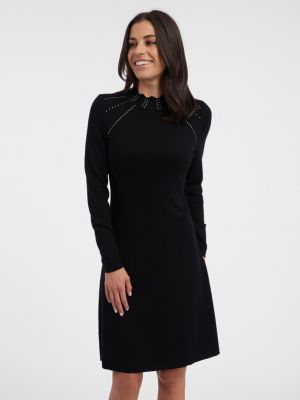 Dzianinowa sukienka Orsay czarna