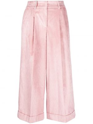 Pantaloni a vita alta Peserico rosa