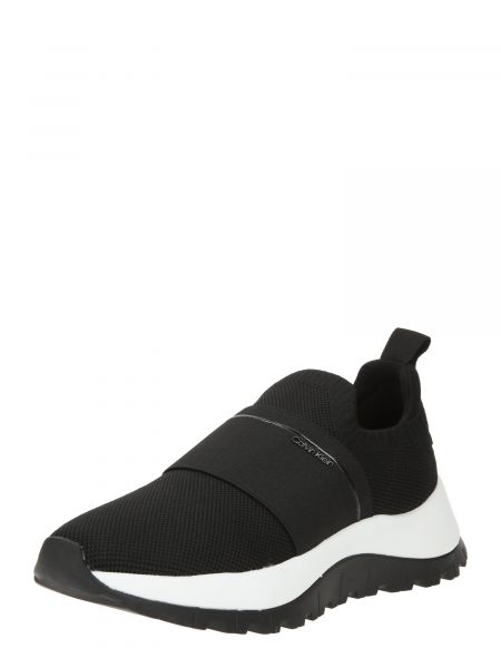 Slip-on flade sko Calvin Klein sort