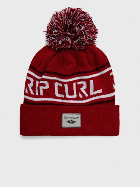 Dzianinowa czapka Rip Curl czerwona