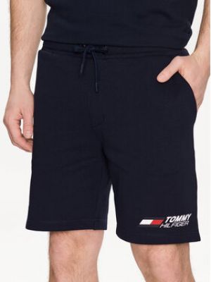 Shorts de sport Tommy Hilfiger bleu