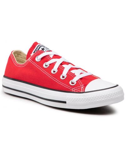 Csillag mintás tornacipő Converse piros