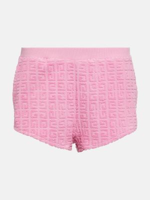 Bombažne kratke hlače Givenchy roza