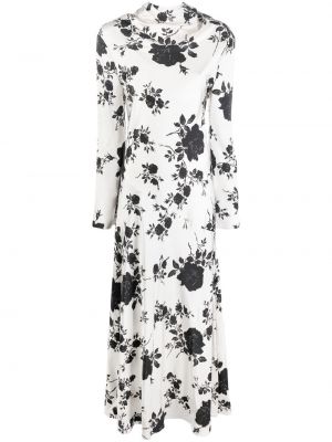 Trykt floral dress Philosophy Di Lorenzo Serafini hvit