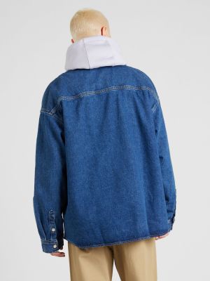 Džínsová bunda Calvin Klein Jeans modrá