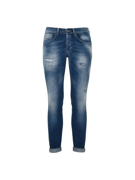 Distressed skinny jeans Dondup blau