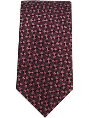 Corbata de tejido jacquard Dolce & Gabbana rojo