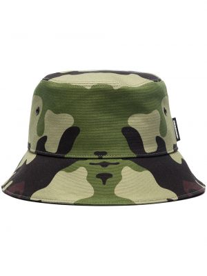 Sombrero con estampado Burberry verde