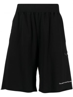 Shorts aus baumwoll mit print Undercover schwarz
