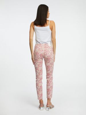Slim fit skinny džíny Orsay růžové