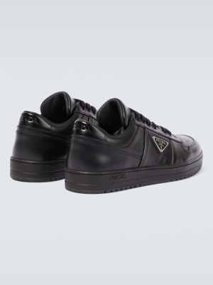 Sneakers di pelle Prada nero