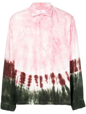 Camicia tie-dye Toga Virilis rosa