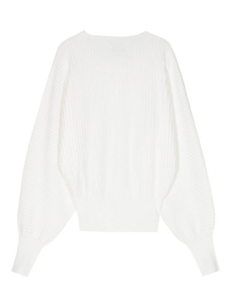 Pull en tricot Essentiel Antwerp blanc