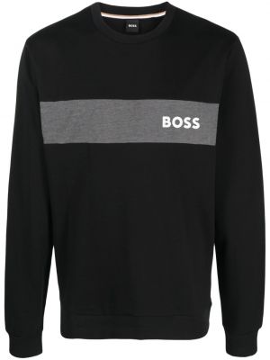 Sweatshirt mit print mit rundem ausschnitt Boss