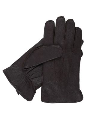 Kožené rukavice Top Secret - černá