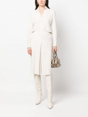 Midi sukně Chiara Boni La Petite Robe bílé