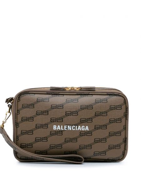 Чанта тип „портмоне“ Balenciaga Pre-owned кафяво