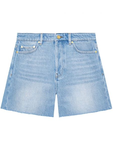 Shorts en jean Ganni bleu