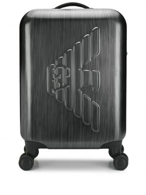 Toczący się bagaż Emporio Armani - сzarny