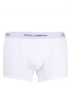 Kokvilnas bokseršorti Dolce & Gabbana balts