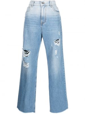 Distressed jeans Twinset blau