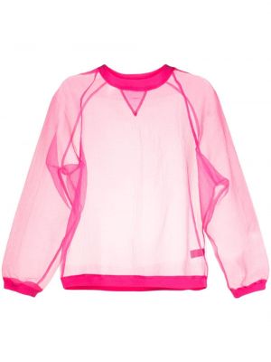 Sweatshirt mit rundem ausschnitt Cynthia Rowley pink