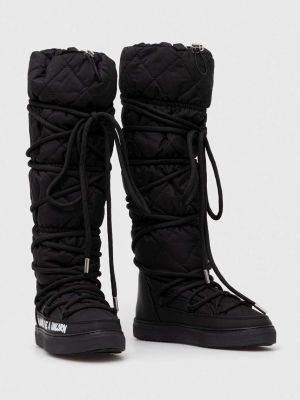 Čizme za snijeg s printom Inuikii crna