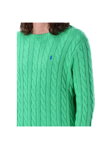 Jersey de punto de tela jersey Ralph Lauren verde
