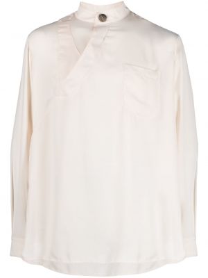 Асиметрична риза Labrum London бяло