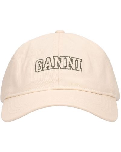 Хлопковая кепка Ganni