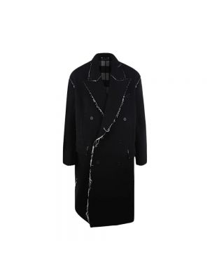 Czarny płaszcz oversize Balenciaga