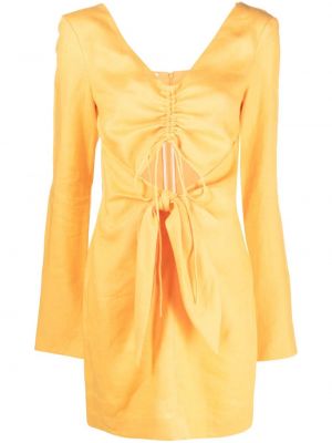 Φόρεμα Nanushka πορτοκαλί